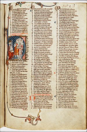The Emperor Honorius enthroned, with soldiers