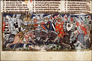 Battle of the Catalaunian plains, between Attila, Aetius, Meroveus and Theodoric I