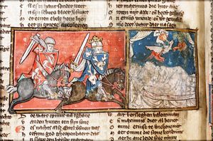 Attila being put to flight by Thorsimond, king of the Ostrogoths