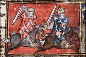 Attila being put to flight by Thorsimond, king of the Ostrogoths