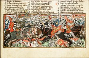 Battle between Clovis and the Visigoths