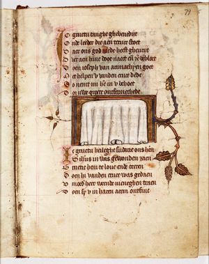 An instrument of the Passion: shroud