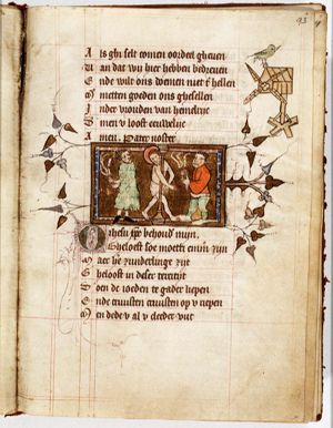 The tortures of Christ: Christ is flagellated