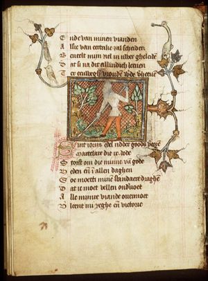 St. George on foot, fighting the dragon