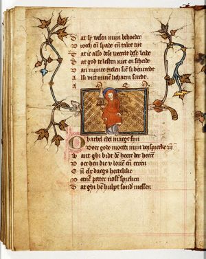 St. Barbara holding a tower