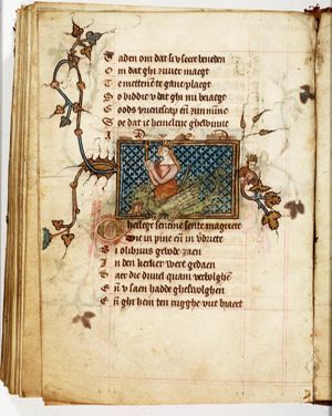 St. Margaret of Antioch emerging from the dragon