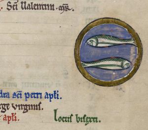 Pisces: two fishes.