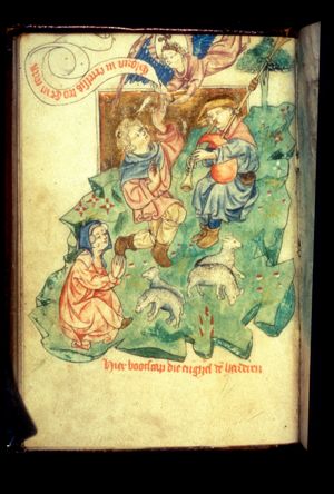 Annunciation to the shepherds
