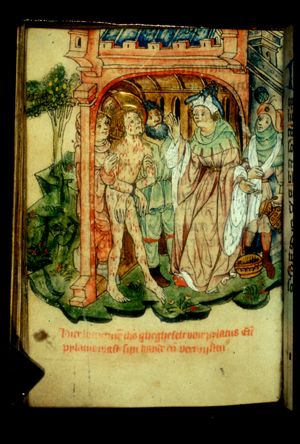 Christ before Pilate; Pilate washes his hands