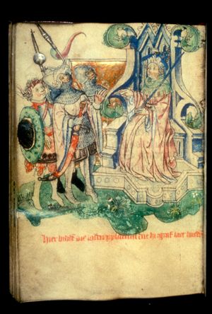 The Jews ask Pilate permission to guard the tomb