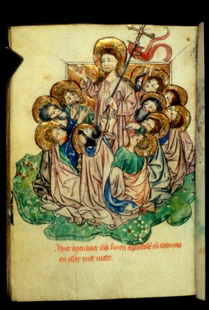 Christ appears to the apostles