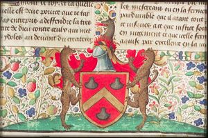 Coat of arms of Philippe de Commines
