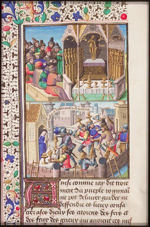 The Greeks watching over the treasures pillaged and assembled under Juno's protection (1st of 2)