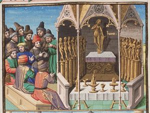The Greeks watching over the treasures pillaged and assembled under Juno's protection (1st of 2)