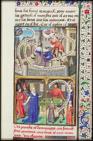 After David has ordered to number the people, God punishes Israel with three days of plague: the avenging angel with his sword drawn goes through the land and kills seventy thousand men (1st of 2)