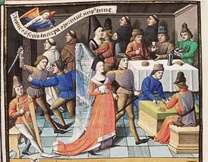 Monks turn away from vices, represented by scenes (1st of 2)