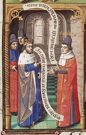 Theodorus and Lisymachus discussing about the burial and cult of the dead (2nd of 3)