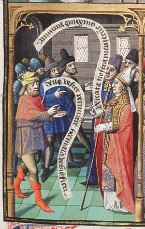St. Augustine discussing sin, rape and chastity, reason and amorous lust (2nd of 3)