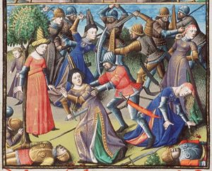 Massacre of women by soldiers (2nd of 2)