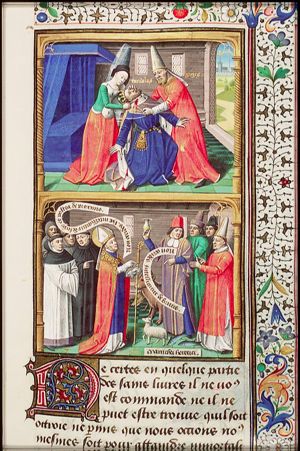 Gyges kills king Candaules at the queen's order (1st of 2)