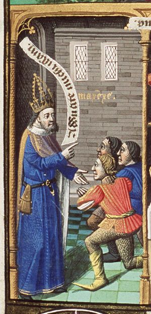 Emperor Maxentius sends servants to fetch Sempronia (2nd of 4)