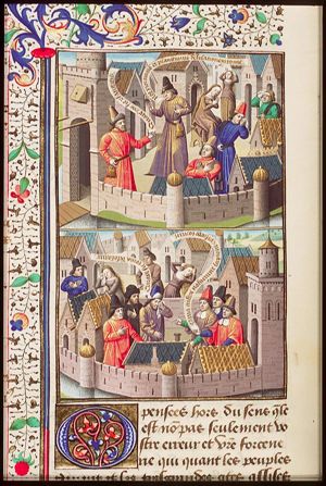 The pagans mourn over the disasters of Rome (1st of 2)