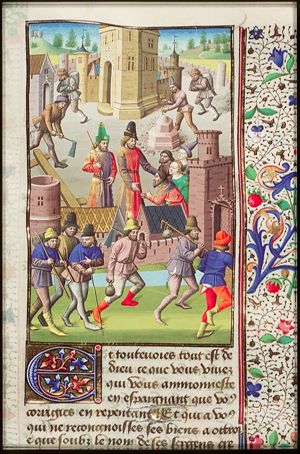 Romulus and Remus receive everyone who presents himself in their city