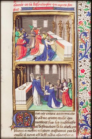 Pagan sacrifices for three deities (1st of 2)