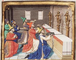 Pagan sacrifices for three deities (1st of 2)