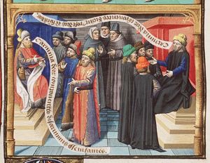 The Romans and Greeks discussing theatre (2nd of 2)