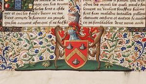 Coat of arms of Philippe de Commines