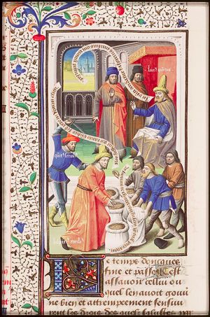 Quintus Servilius (Ahala), on the order of Lucius Quintus Cincinnatus, kills the prefect Spurius Melius, accused of aspiring to tyranny on account of his uncommon liberality to the populace, demonstrated by the distribution of wheat among the people