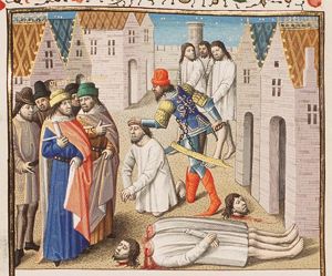 Sulla orders the execution of 7.000 Romans prisoners after his victory against Marius