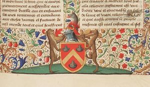 Coat of arms of Philippe de Commines