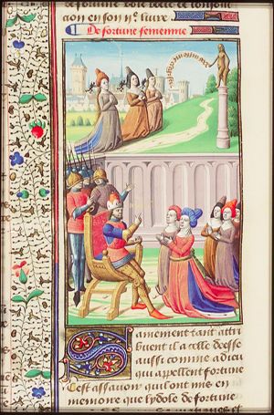 Women adoring Fortune (1st of 2)