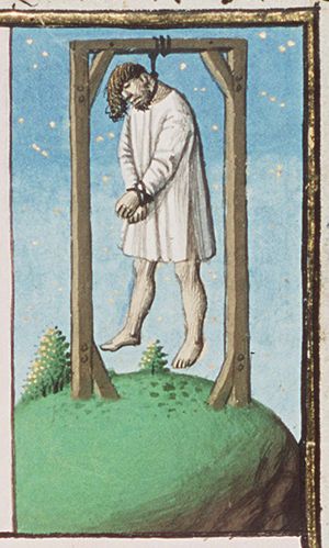 Man hanged during the first day of Ludi Romani, annoying the gods (2nd of 3)