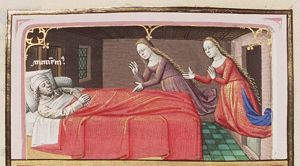 Ceres and Proserpina appearing to Mimennius in his sleep (1st of 2)