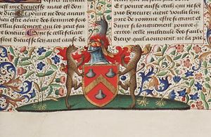 Coat of arms of Philippe de Commines