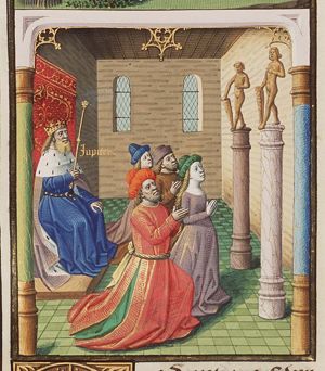 Jupiter; pagans worshipping idols (2nd of 2)