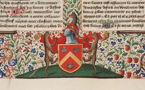 Coat of arms of Philippe de Commines
