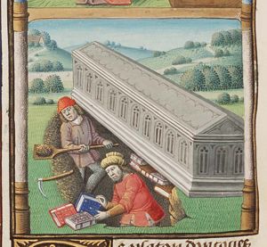 Numa Pompilius' books are hidden under his sarcophagus (2nd of 2)