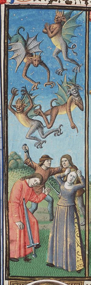 "Bad demons" rejoice in the misfortune of mankind (1st of 2)