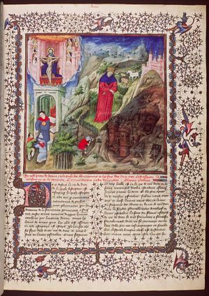St. Augustine and the city of God with Mercy-Seat; Hell