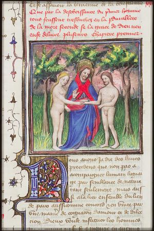 God blesses Adam and Eve; institution of marriage