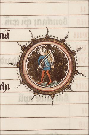 May: man playing a fiddle