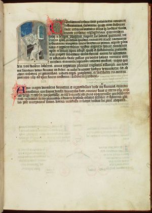 Petrus Comestor writing