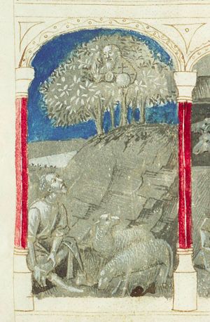 Moses and the burning bush (1st of 3)