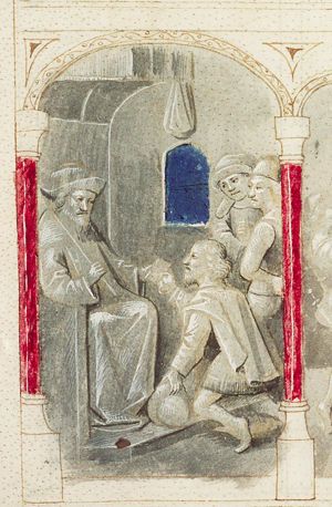 Abner sends a messenger to David, offering him service as army commander (1st of 3)