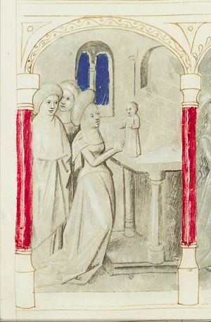 Presentation of the first born child in the temple according to the Jewish law (1st of 3)