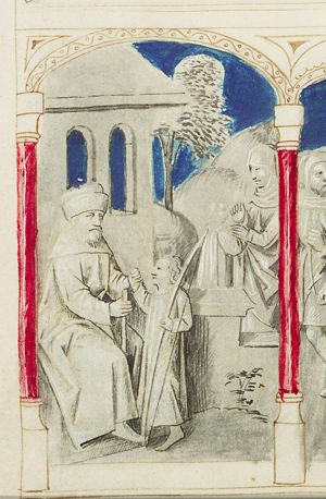 Jacob's farewell to Isaac and Rebekah (1st of 3)